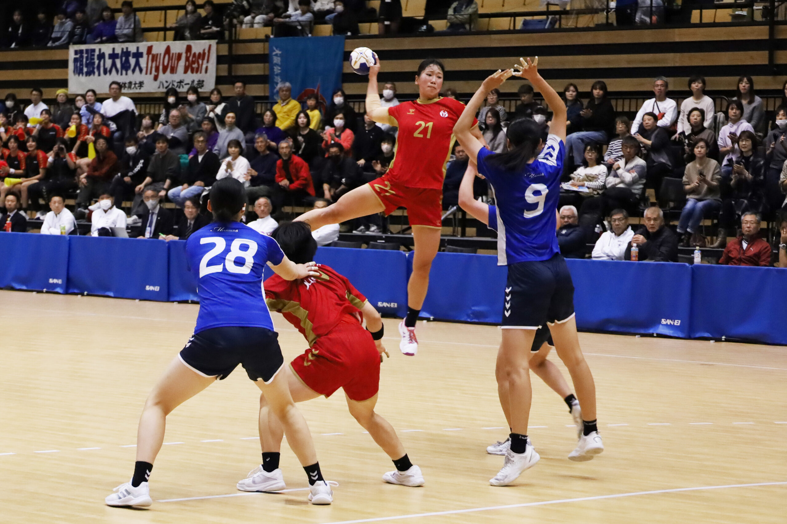 9得点を挙げた和田薫選手(体育4年)
